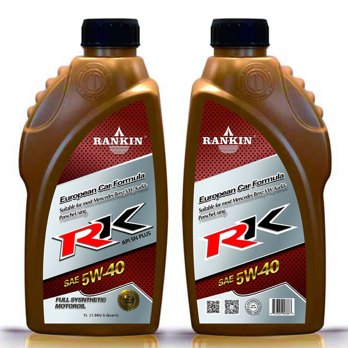 RANKIN 雷擎 金护  5W-40 1L API SP级 全合成汽车润滑油